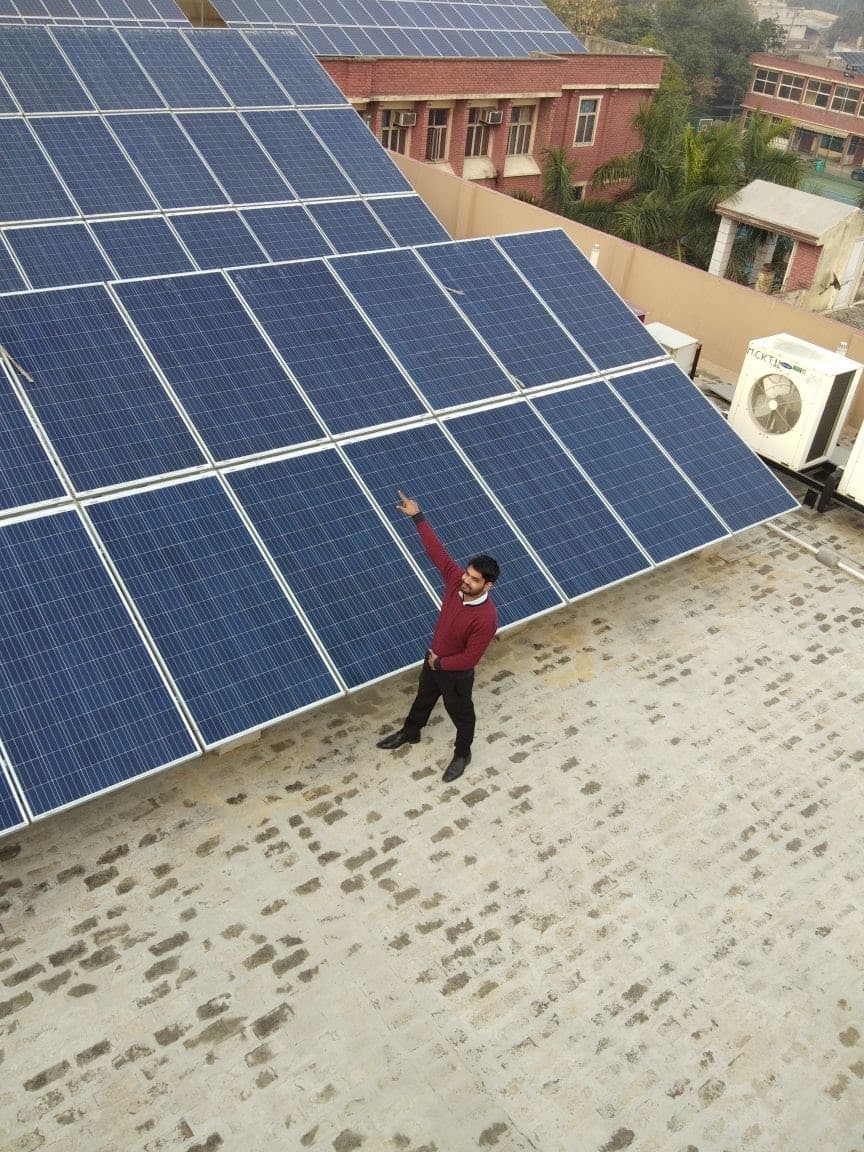 Mann School 301 kW Rooftop Solar Panel Installation by CER Rooftop — The Mann School, Delhi, Delhi, Delhi – 1